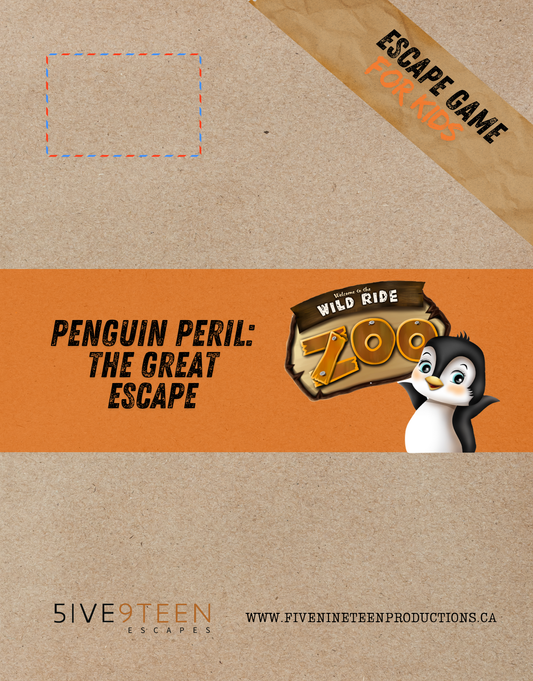 Penguin Peril: The Great Escape - Kids Escape Room In The Mail